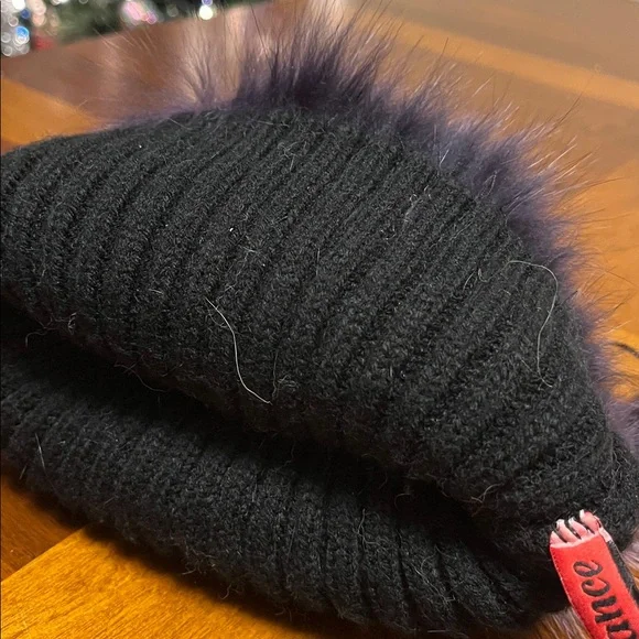 Elegant Purple Fur Hat, mink brown with purple color  display picture 3